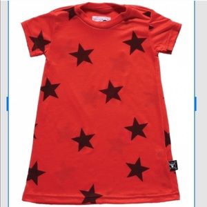 Nununu star print dress size 2T